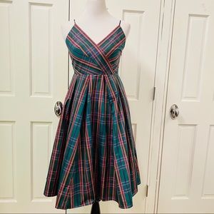 J. Crew Signature Holiday Dress Tartan Plaid